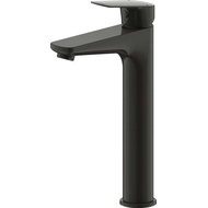 Смеситель для раковины высокий Bravat Rhein F1429564BW-A-ENG, черный матовый, Цвет производителя: чёрный матовый фото 