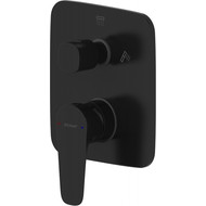 Смеситель для ванны Bravat Source Black PB8173218BW-2-ENG, черный, Цвет производителя: чёрный фото 