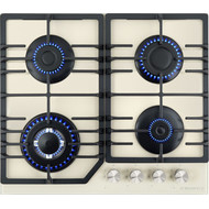 Газовая варочная поверхность Maunfeld EGHG.64.43CBG/G (бежевое стекло) фото 