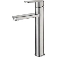 Смеситель для раковины высокий Haiba HB11806, нержавеющая сталь фото 