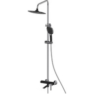 Душевая стойка Haiba HB24805-7, черный/хром фото 