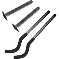 Комплект кронштейнов Royal Thermo RT06-01, чёрный фото 