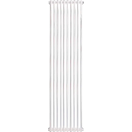 Вертикальный радиатор Zehnder Charleston 2180 490х1790 мм (10 секций) боковое подключение, белый фото 