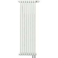 Вертикальный радиатор Zehnder Charleston 3180 390х1800 мм (8 секций) нижнее подключение фото 