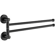 Держатель для полотенца Haiba HB8712, цвет чёрный матовый фото 