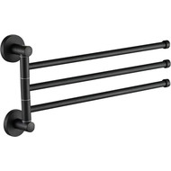 Держатель для полотенца Haiba HB8713, цвет чёрный матовый фото 