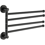 Держатель для полотенца Haiba HB8714, цвет чёрный матовый фото 