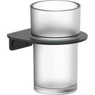 Стакан для зубных щеток Iddis Noa NOABLG0i45, цвет чёрный матовый фото 