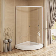 Душевое ограждение Радомир Найт 100x100 см, белый/матовое фото 