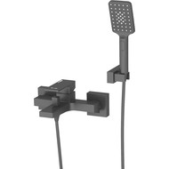 Смеситель для ванны WasserKraft Abens 2001, черный фото 