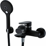 Смеситель для ванны WasserKraft Elbe 7401, чёрный фото 