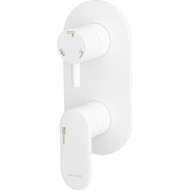 Смеситель для ванны WasserKraft Mindel 8571, белый фото 