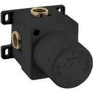 Скрытая часть для смесителя E.C.A. 102166102C1EX, черный матовый фото 