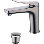 Смеситель для раковины Lemark Bronx LM3706GM, графит фото 