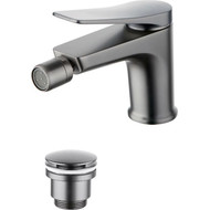 Смеситель для биде Lemark Bronx LM3708GM, графит фото 