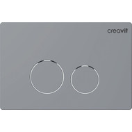Кнопка смыва Creavit Terra GP9002.00, серый матовый фото 