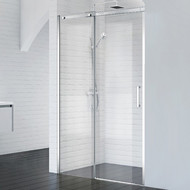 Душевая дверь BelBagno 130 см ACQUA-BF-1-130-C-Cr (стекло 8 мм), хром/прозрачное фото 