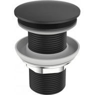 Донный клапан BelBagno BB-SC-NERO, чёрный матовый фото 