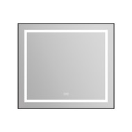 Зеркало BelBagno 88x78 см SPC-KRAFT-885-785-TCH-WARM-NERO, черный фото 