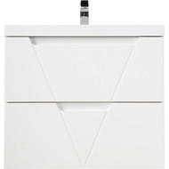 Тумба подвесная с раковиной BelBagno VITTORIA-800-2C-SO-BO-P 80 см, Bianco Opaco фото 