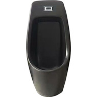 Писсуар подвесной сенсорный SantiLine SL-6002MB, черный матовый фото 