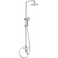 Душевая стойка Aquanet Arctic R AF520-72-R-CW 243325, хром/белый фото 