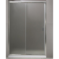 Душевая дверь BelBagno 160 см UNO-195-BF-1-160-P-Cr, хром/матовое фото 