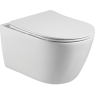 Унитаз подвесной безободковый Aquatek Бетта AQ1253W-00 с крышкой микролифт фото 