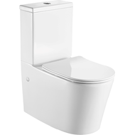 Унитаз-компакт безободковый Aquatek Оберон AQ1273S-00 с крышкой микролифт фото 