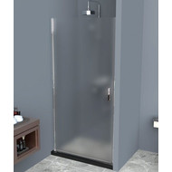 Душевая дверь BelBagno 85 см UNO-B-1-85-P-Cr, хром/матовое фото 