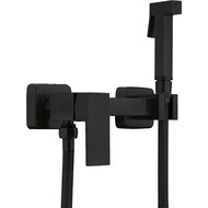 Смеситель с гигиеническим душем HAIBA HB5513-7, чёрный матовый фото 