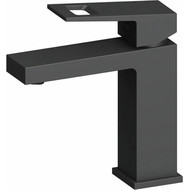 Смеситель для раковины Haiba HB10615-7, чёрный матовый фото 