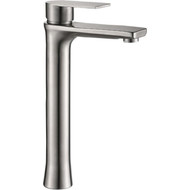 Смеситель для раковины высокий Haiba HB11807, нержавеющая сталь фото 