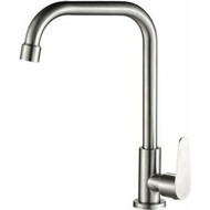 Смеситель для кухни Haiba HB4182, моно, нержавеющая сталь фото 