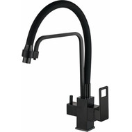 Смеситель для кухни Haiba HB76615-7, чёрный матовый фото 