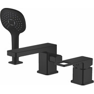 Смеситель для ванны Haiba HB80615-7, чёрный матовый фото 