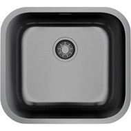 Мойка кухонная Omoikiri Omi 49-U/I-GM (4993073) 0,8 мм, вороненая сталь, Цвет производителя: вороненая сталь фото 