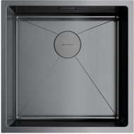 Мойка кухонная Omoikiri Taki 44-U/IF-GM (4973521) 1,2 мм, вороненая сталь, Цвет производителя: вороненая сталь фото 