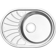 Кухонная мойка Iddis Suno SUN65SRi77 0,8 мм, сталь L фото 