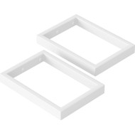 Кронштейн для столешницы подвесной Bas 43 см (2 шт.) белый фото 