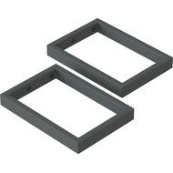 Кронштейн для столешницы подвесной Bas 43 см (2 шт.) серый фото 