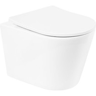 Унитаз подвесной безободковый BelBagno Flay-R BB053CHR фото 