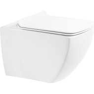 Унитаз подвесной безободковый BelBagno Carina BB514CHR фото 