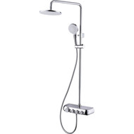 Душевая стойка с термостатом Gappo G2495, белый/хром фото 