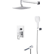 Душевая система для ванны Gappo G7117-8, белый/хром фото 