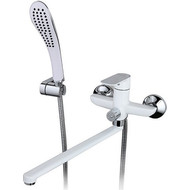 Смеситель для ванны с душевым гарнитуром Gappo Noar G2248, белый/хром фото 