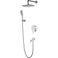 Душевая система для ванны Gappo Noar G7148-8, белый/хром фото 