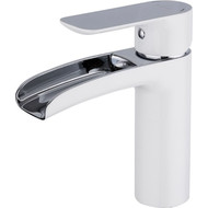 Смеситель для раковины Gappo Noar G1048-8, белый/хром фото 