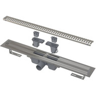 Трап AlcaPlast 75 см APZ1SMART-LINE-750, Цвет производителя: хром, Размер трапа: 750 фото 