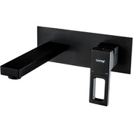 Смеситель для раковины настенный Gappo Futura G1017-16, черный фото 